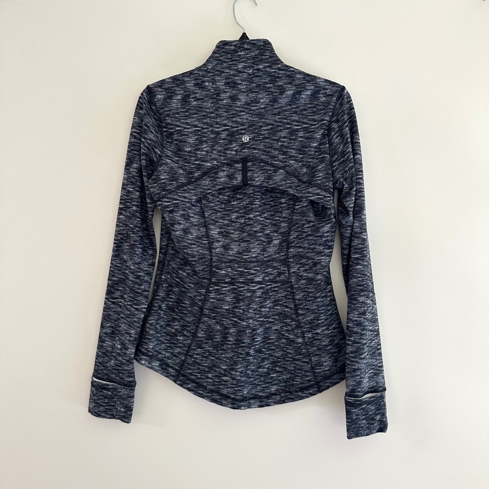 Lululemon Define Jacket Womens Size 8 Heathered Full Zip Athletic Activewear Gym